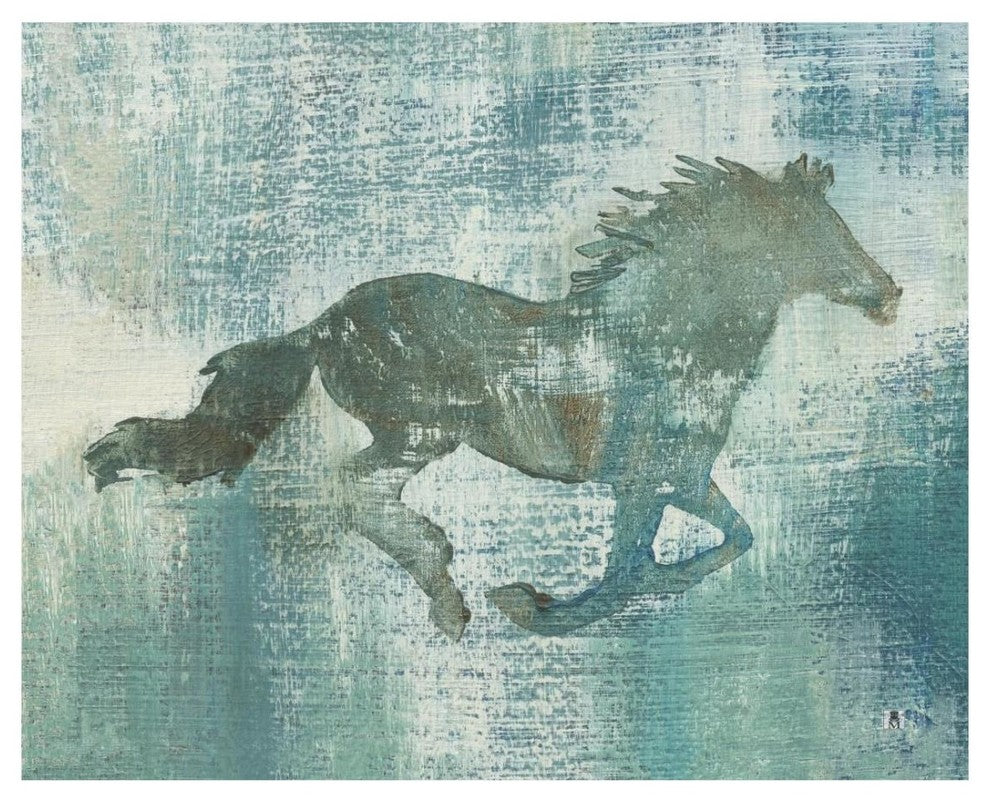 "Mustang Study" Digital Paper Print by Studio Mousseau, 26"x22"