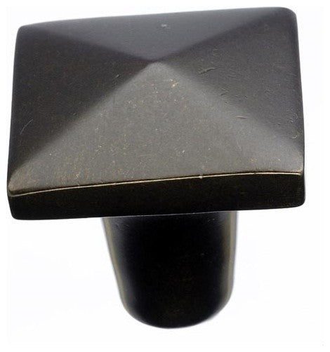 Aspen Square Knob - Medium Bronze, TKM1517