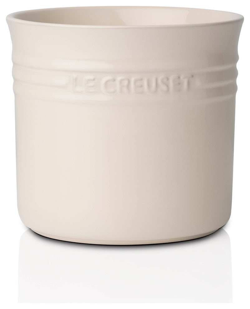 Le Creuset Stoneware Large Utensil Jar, Almond