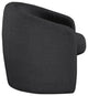 Acadia Boucle Fabric Upholstered Accent Chair, Black