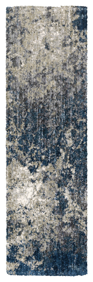 Oriental Weavers Aspen 2060L Abstract Rug, Blue, 5'3"x7'6"