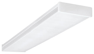 4' LED Wraparound Fixture With Prismatic Lens, 5000k, Standard Output