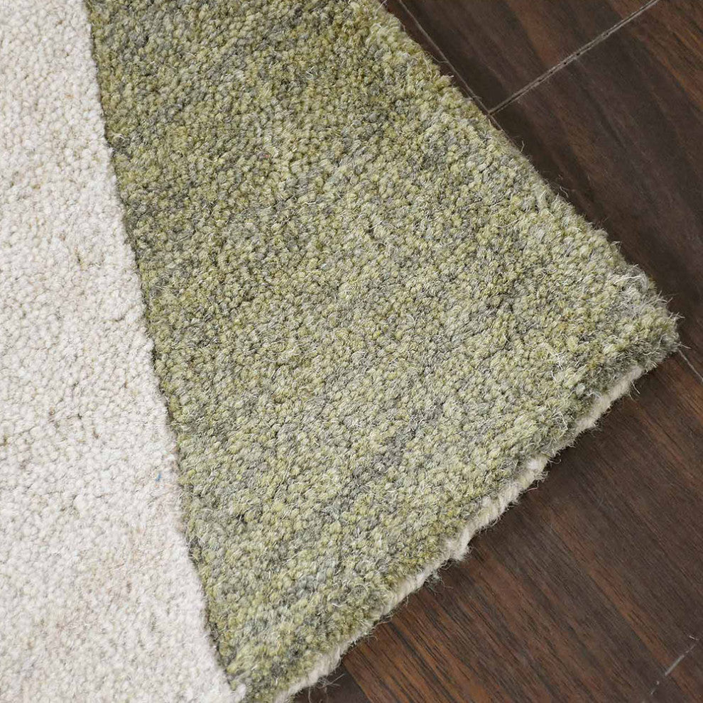 HAND TUFTED WOOL ECO-FRIENDLY AREA RUGS - Rectangle,Multicolor,Geometric