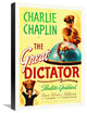 Charlie Chaplin, The Great Dictator, 1940, 15x22