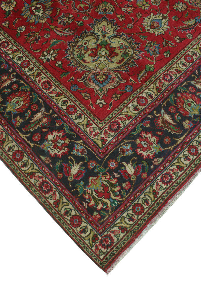 Fine Vintage Distressed Danya Red Rug