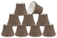 30276-9 Small Bell  Chandelier Clip On Lamp Shade Brown 3"x5"x4"