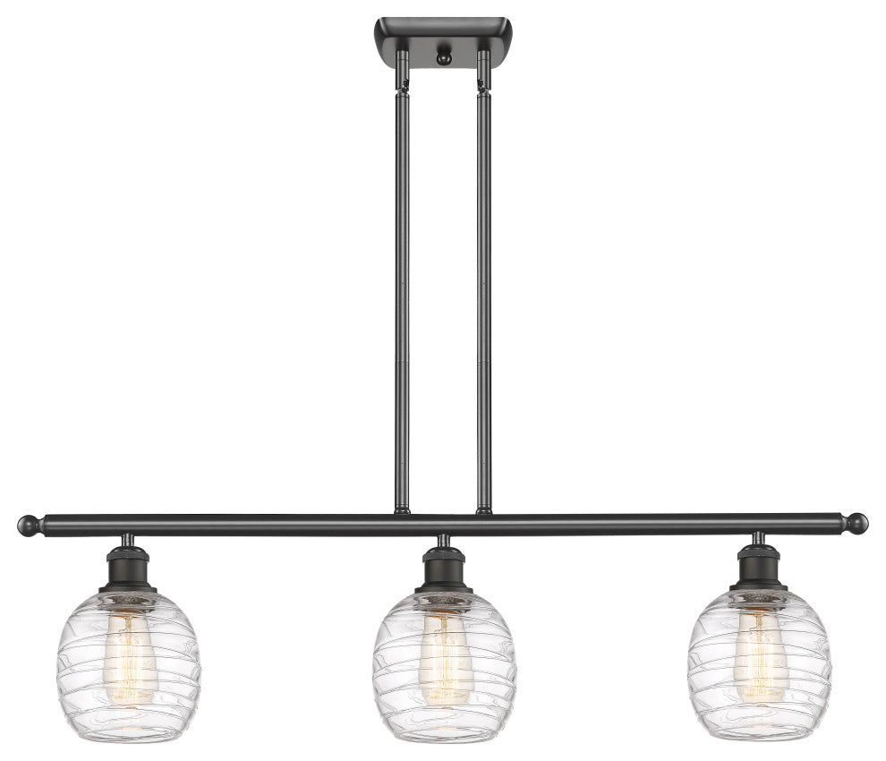 Innovations 516-3I-OB-G1013 3-Light Island Light, Oil Rubbed Bronze