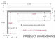 Boundless Shelving Solutions L-Shaped Corner Shelf Ivory Bathroom Shower, Brushed Gold Hook