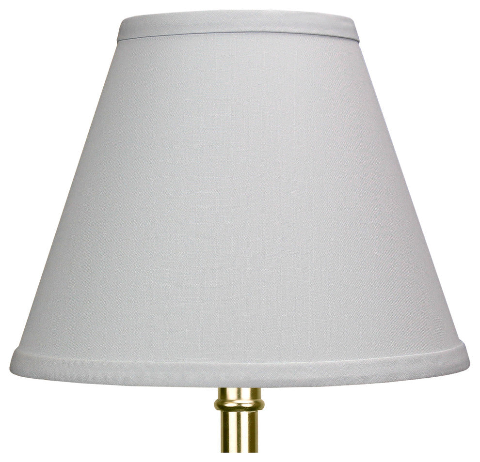 Fenchel Shades, 5"x10"x8" Bulb Clip Attachment Empire Lamp Shade, Linen
