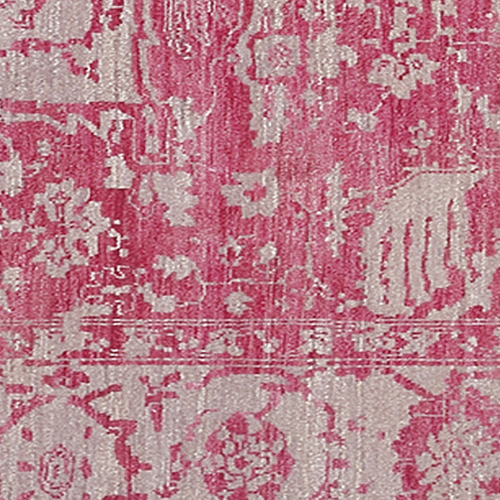 Dazzle Area Rug, Pink, 8' x 10', Medallion