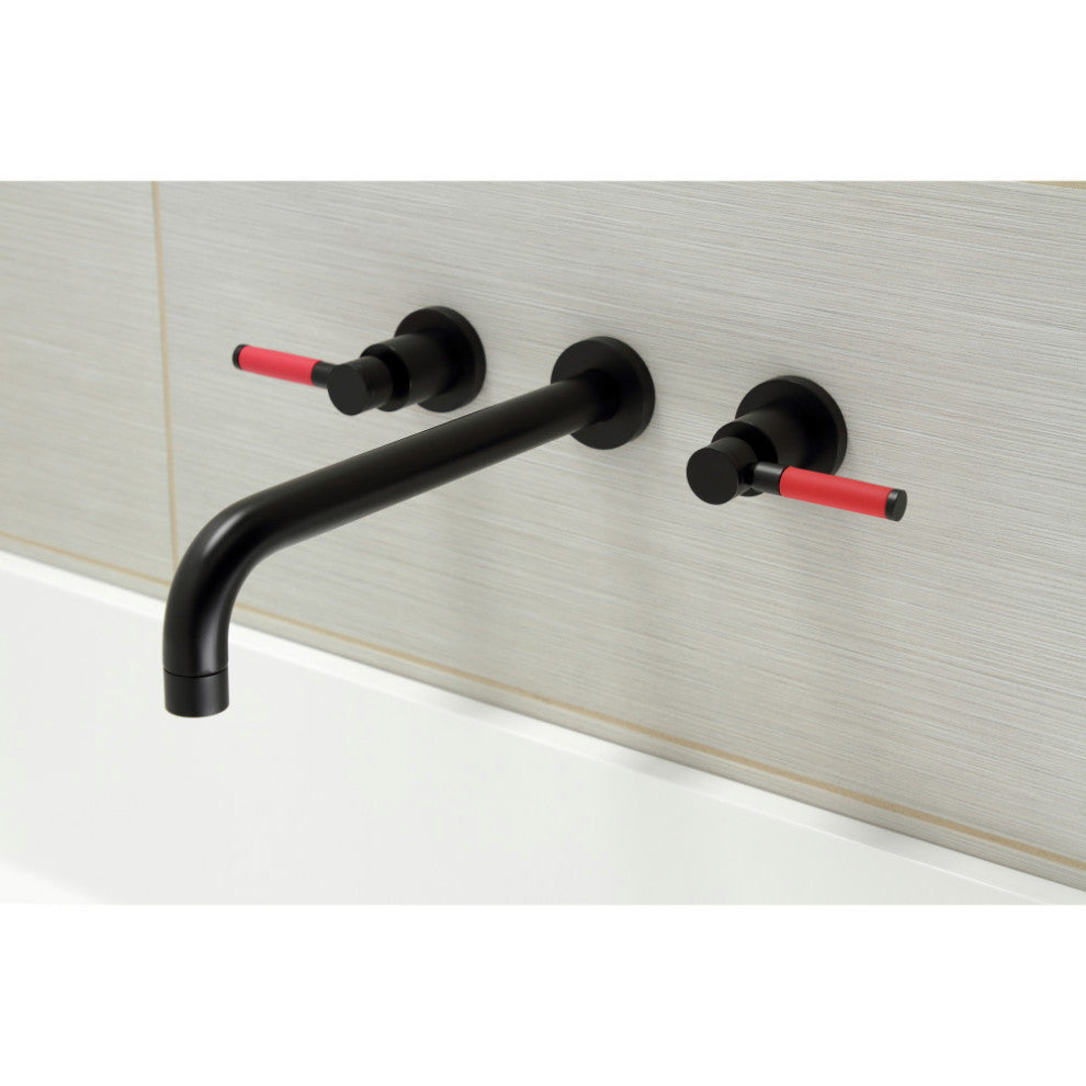 KS8050DKL Wall Mount Tub Faucet, Matte Black