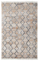 Weave & Wander Elstow Transitional PET Yarn Charcoal Gray/Beige Rug, 2'x3'