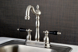 Kingston Brass 4" Centerset Bar Faucet, Brushed Nickel