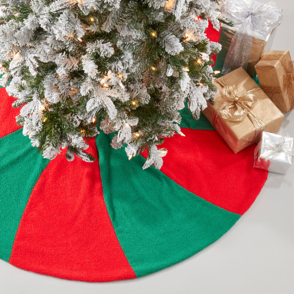 Jolly Holiday Candy Cane Skirt, Red/Green, 54"