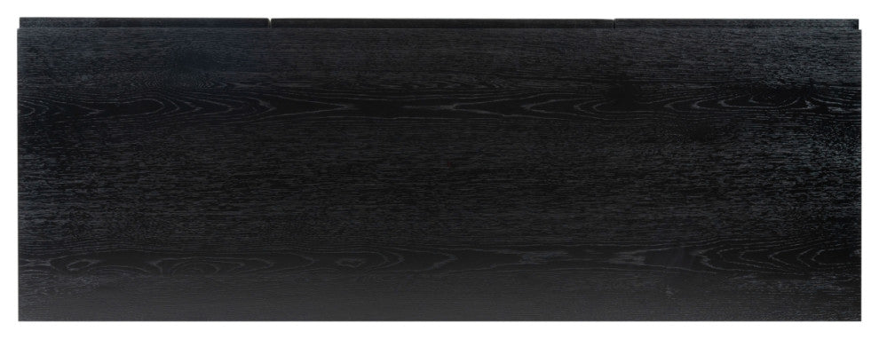 Safavieh Couture Zeus 7 Drawer Wood Desk, Black