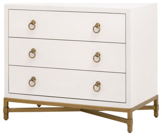 Strand Shagreen 3-Drawer Nightstand