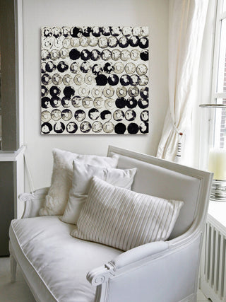 "Dark Donuts" Painting Print on Canvas