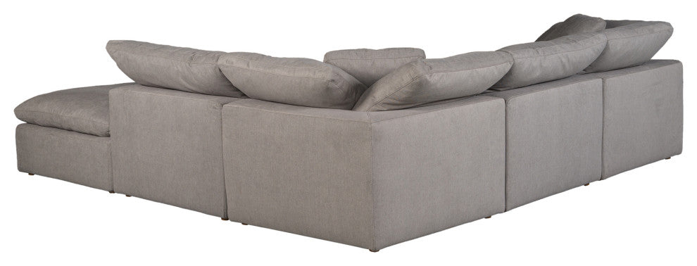 Terra Condo Dream Modular Sectional Livesmart Fabric Light Grey