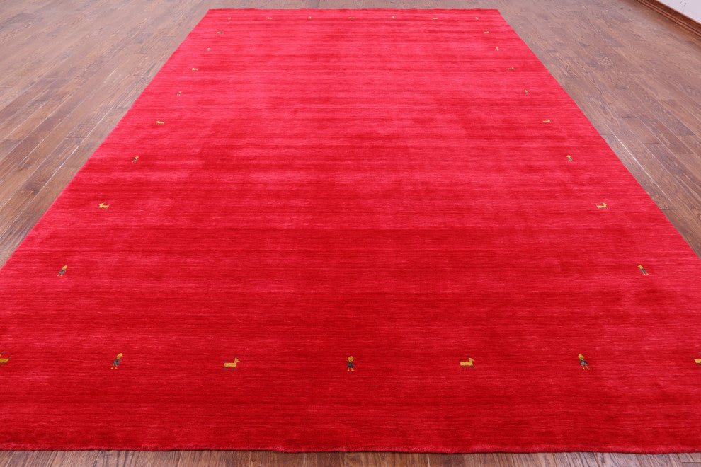 Persian Gabbeh Handmade Rug 10' 0" X 14' 0" - Q15266