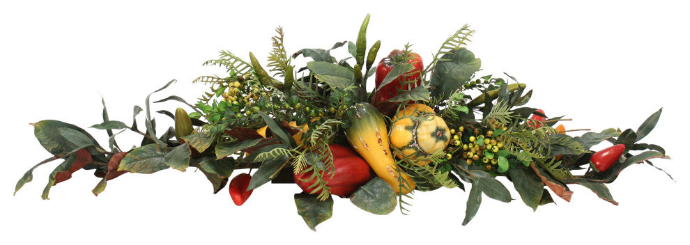Vegetable Swag On Wood Board