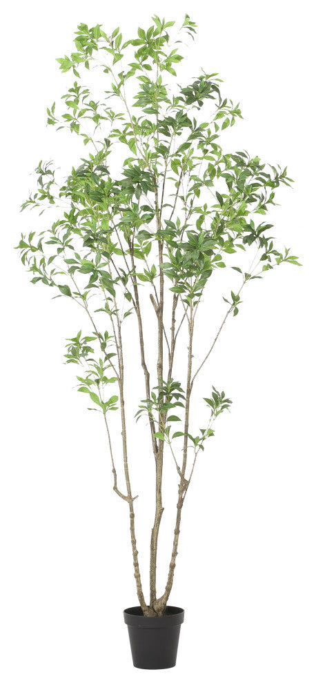 Purling Artificial Pieris Tree, Green, 47 Wx47 Dx94.5 H