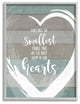 Stupell Industries Smallest Things Most Room In Heart Planked, 11 x 14