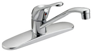 Single Handle Kitchen Faucet in Brushed Nickel Finish