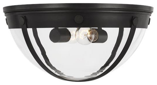 Generation Lighting, TF1002AI, Flush Mount, Aged Iron