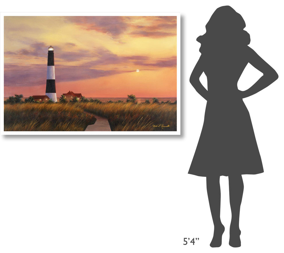 "Fire Island Lighthouse" Digital Paper Print by Diane Romanello, 50"x34"