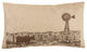 Windmill Burlap Pillow, 26"x16"