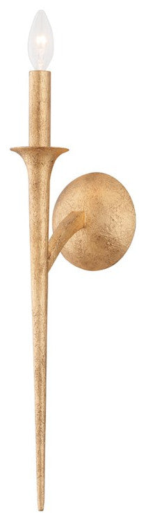 Troy Luca 1 Light Wall Sconce B1071-VGL, Vintage Gold Leaf