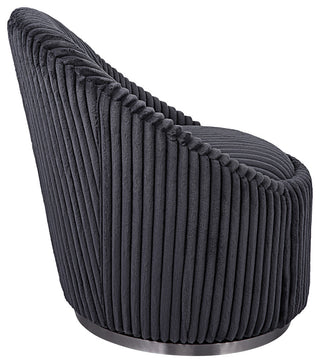 Uttermost Crue Gray Fabric swivel Chair