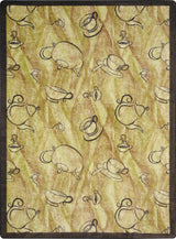 Kaleidoscope Rug, Fresh Brew, 5'4"x7'8", Bean