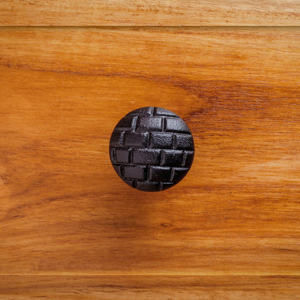 Black Iron Cabinet Knobs And Pulls Round Brick Design Cabinet Hardware