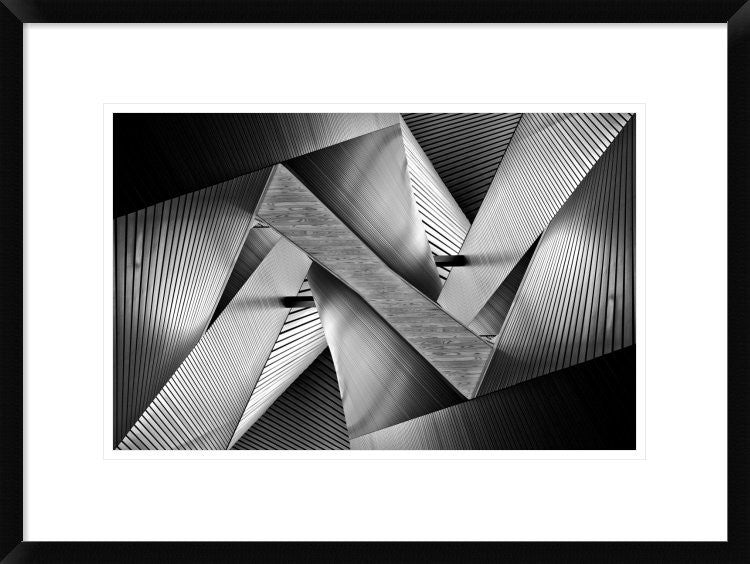 "Metal Origami" Framed Digital Print by Koji Tajima, 26"x20"