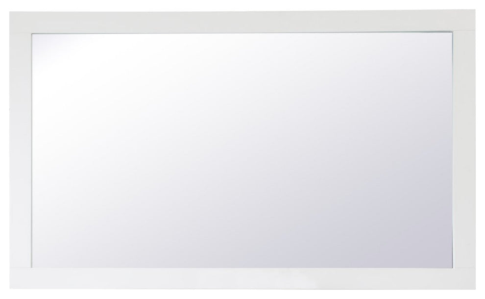 Anderson Rectangle Vanity Mirror 60", White