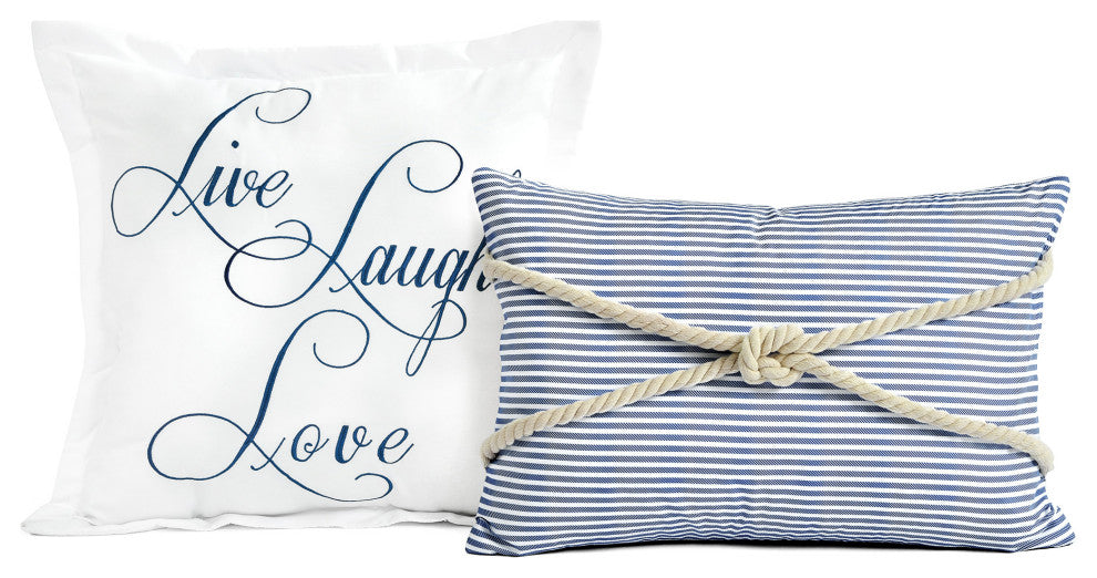 Harbor Life Quilt 7 Piece Set, Indigo, Full/Queen