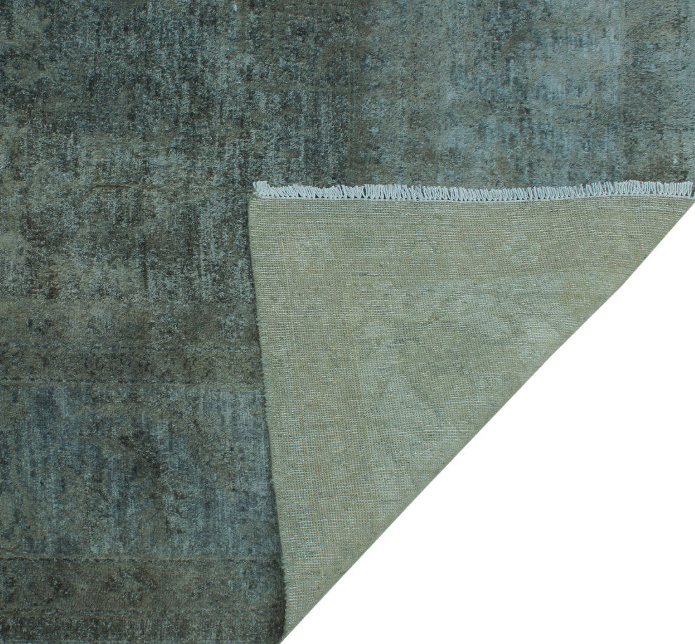 Overdyed Fine Chobi Munisa Gray Rug, 8''10x11''8