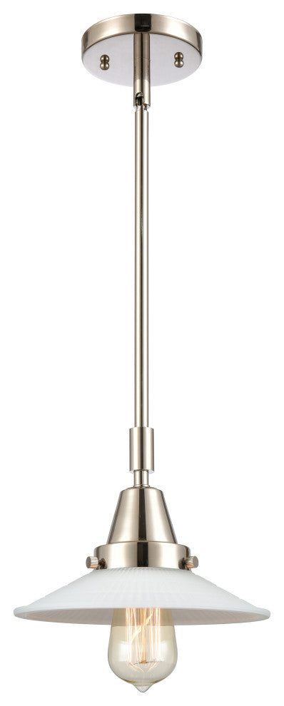 INNOVATIONS LIGHTING 447-1S-PN-G1-LED Halophane Mini Pendant