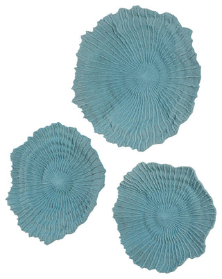 Uttermost Ocean Gems Blue Wall Decor Set of 3