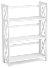 Montego 3-Shelf Folding Bookcase White
