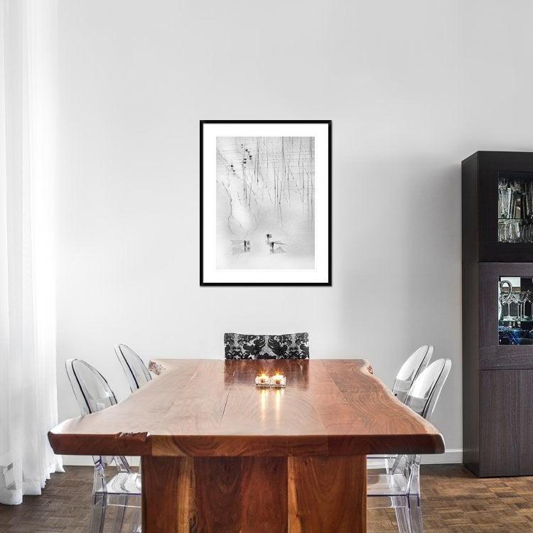 "Together" Framed Digital Print by Angela Muliani Hartojo, 30x38"