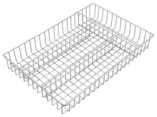 YBM Home Chrome Wire In-Drawer Silverware Tray Organizer with 4 Compartments