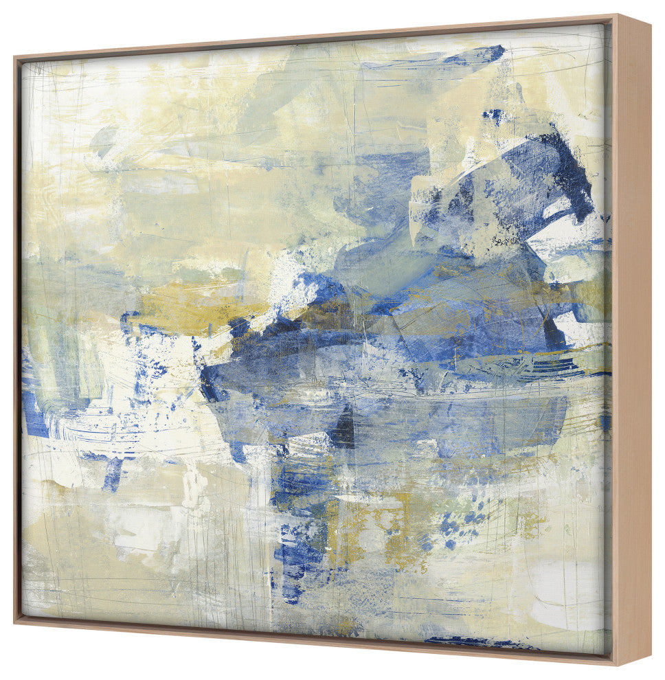 Layered Motion 5 Fine Art Print, Maple, 42"x42"