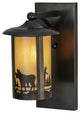 8"W Fulton Moose Creek Solid Mount Wall Sconce