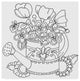 Valarie Wade 'Watering Can Line Art' Canvas Art, 35"x35"
