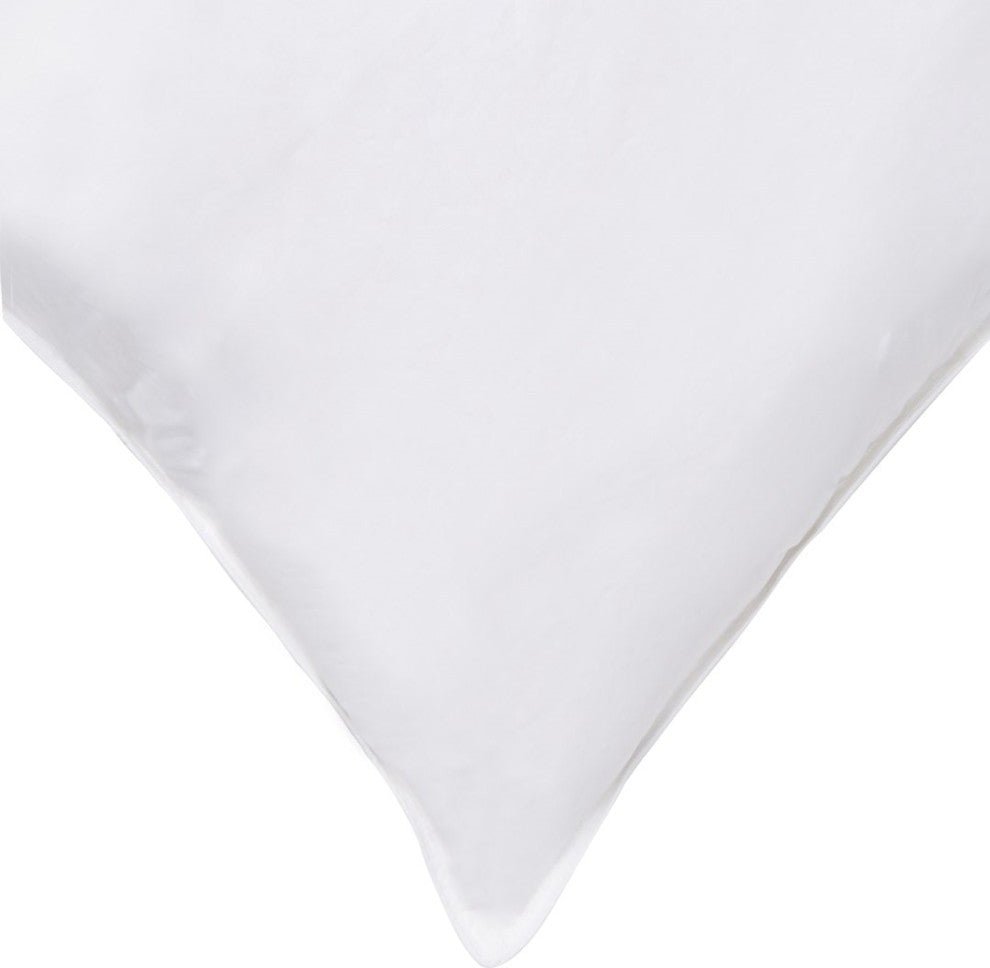 White Goose Down Soft Stomach Sleeper Pillow, Standard