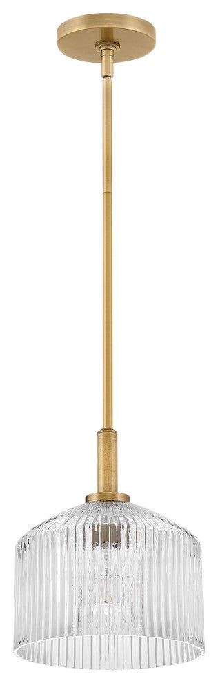 Lark Lisette Small Pendant, Lacquered Brass