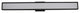 Maska 1-Light LED Vanity Light Matte Black  Acrylic, 35"