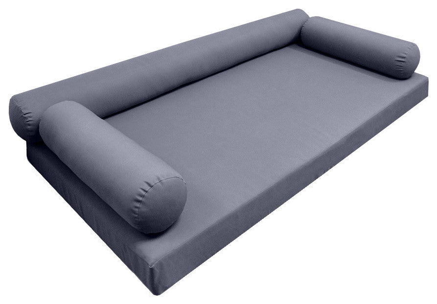 Style6 Twin-XL Knife Edge Mattress Bolster Pillow Outdoor Slip Cover ONLY AD001